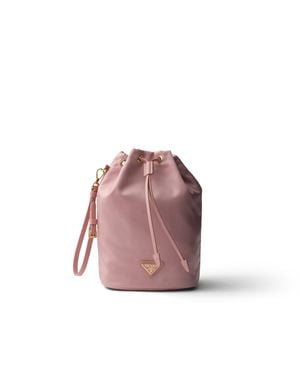 Prada Re-Nylon Pouch, Pesco - Pink