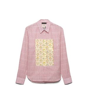 Prada Printed Cotton Shirt - Pink