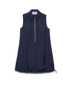 Prada Poplin Mini-Dress - Blue