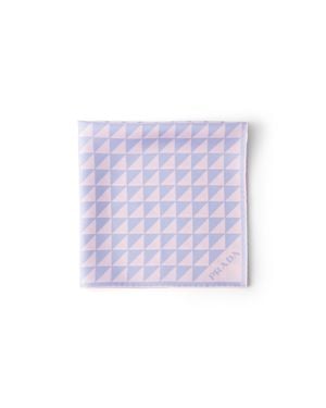 Prada Foulard Stampato - Viola
