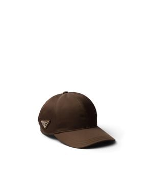 Prada Re-Nylon Baseball Cap - Brown