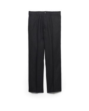 Prada Linen Pants - Black