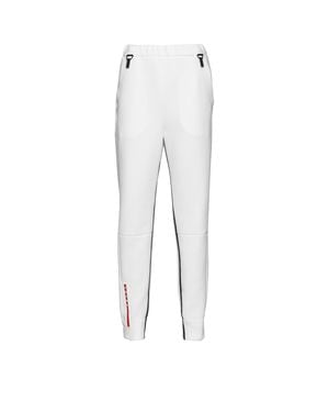 Prada Recycled Double Jersey Trousers - White