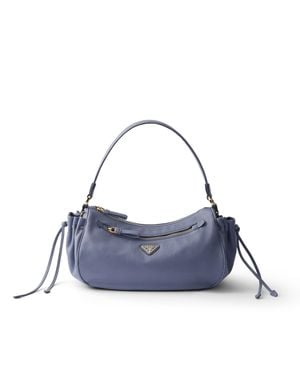 Prada Small Leather Bag, Aviation - Blue