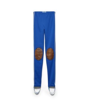Prada Fleece Leggings - Blue
