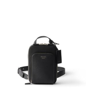 Prada Saffiano Leather Backpack - Black