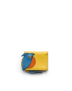Prada Small Leather Wallet - Yellow