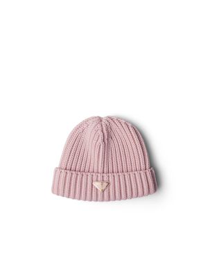 Prada Wool Beanie - Pink