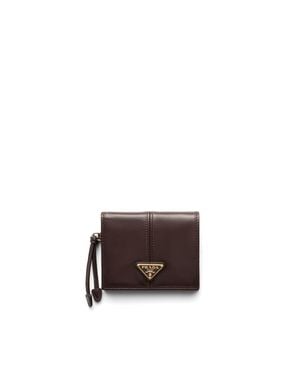 Prada Small Leather Wallet - Brown