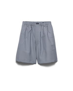 Prada Mohair Wool Bermudas - Grey