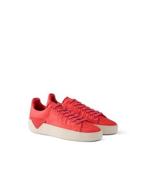 Prada Court Re-Nylon Sneakers - Red