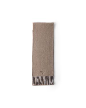 Prada Cashmere And Wool Scarf - White