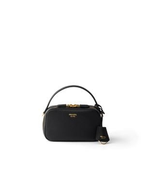 Prada Odette Leather Mini-Bag - Black