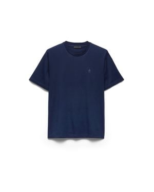 Prada Cotton T-Shirt - Blue