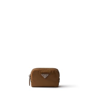 Prada Micro-Pouch Aus Re-Nylon, Damen - Mehrfarbig