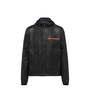 Prada Light Re-Nylon Hooded Jacket - Black