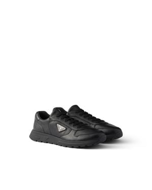 Prada Prax 2.0 Leather Trainers - Black
