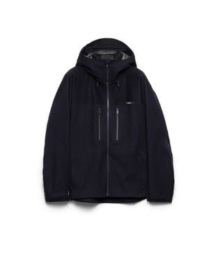 Prada Hooded Cashmere Jacket - Blue