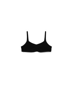 Prada Crepe De Chine Top - Black