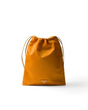 Prada Wish Re-Nylon Pouch - Orange