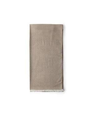 Prada Cashmere, Wool And Silk Scarf, Forest - Gray