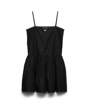 Prada Re-Nylon Mini-Dress - Black