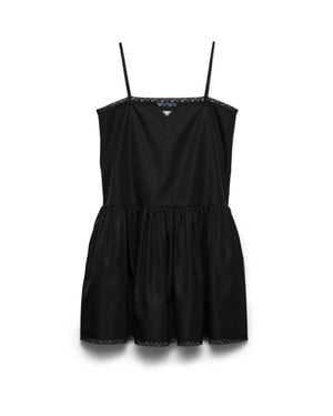 Prada Re-Nylon Mini-Dress - Black