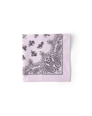 Prada Printed Batiste Scarf - Pink