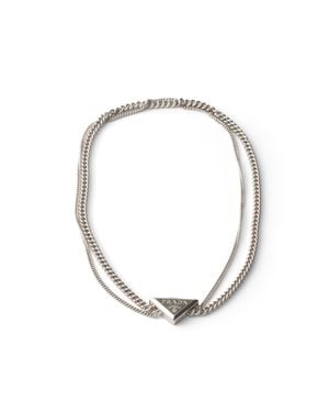 Prada Collana - Metallizzato