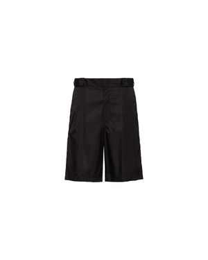 Prada Re-Nylon Bermuda Shorts - Black