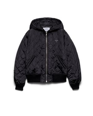 Prada Lightweight, Quilted Re-Nylon Jacket - Blue