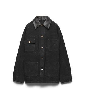 Prada Canvas Work Jacket - Black