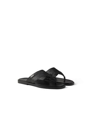 Prada Sandali Infradito - Bianco