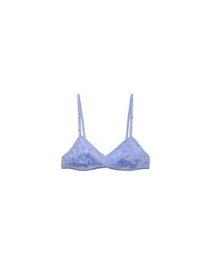 Prada Taffeta Bra - Blue