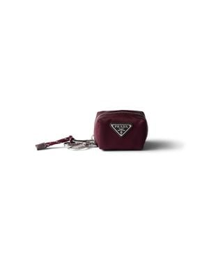 Prada Speedrock Re-Nylon Keychain Charm - Purple