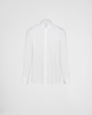 Prada Stretch Cotton Shirt - White