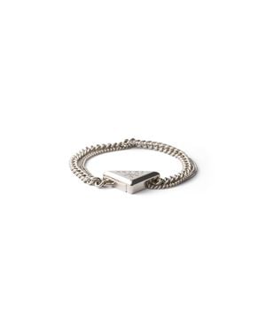 Prada Armband Aus Metall, Herren, Größe - Weiß