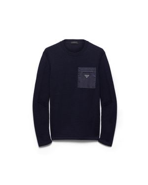 Prada Wool Jumper - Blue
