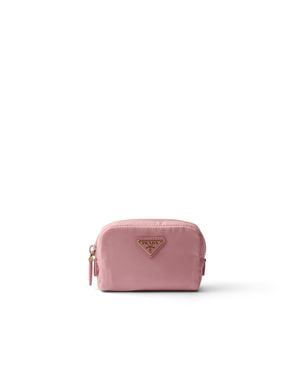 Prada Micro Re-Nylon Pouch, Pesco - Pink
