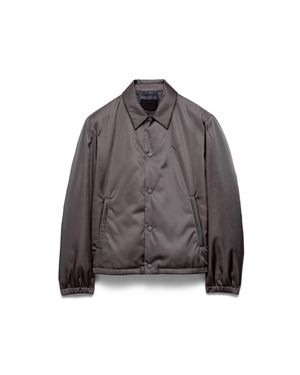 Prada Re-Nylon Blouson Jacket, Iron - Brown