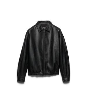 Prada Nappa Leather Jacket - Black