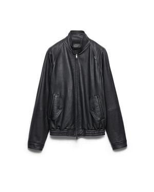 Prada Nappa Leather Jacket - Black