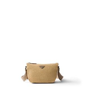 Prada Crochet Shoulder Bag - Natural