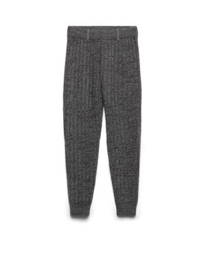 Prada Wool And Cashmere Trousers - Grey