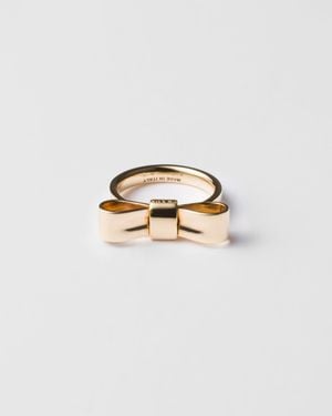 Prada Eternal Bow Ring - White