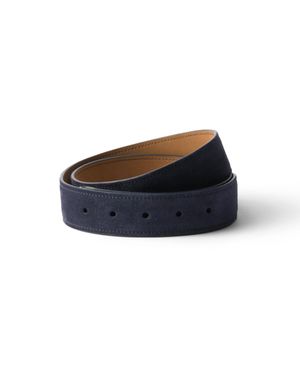 Prada Suede Belt Strap - Blue