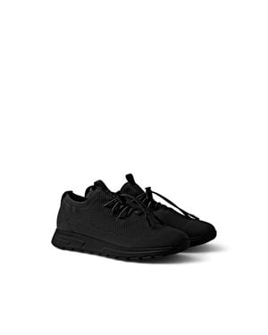 Prada Prax Stretch Knit Sneakers, Size 6 - Black