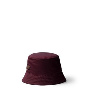 Prada Re-Nylon Bucket Hat - Purple