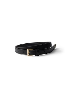 Prada Leather Belt - Black