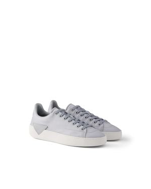 Prada Court Re-Nylon Sneakers, Size 6 - White
